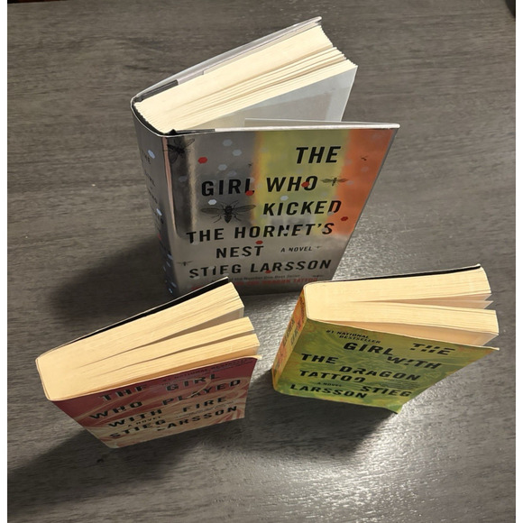 Lot Of 3 Larsson Hardcover & Soft Cover Books in Good Condition - Picture 3 of 3